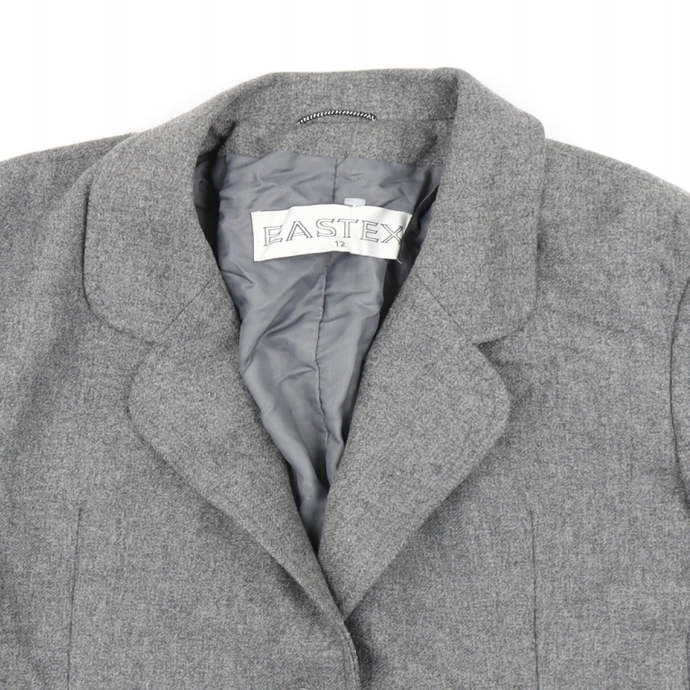 Eastex Womens Grey   Jacket Blazer Size 12