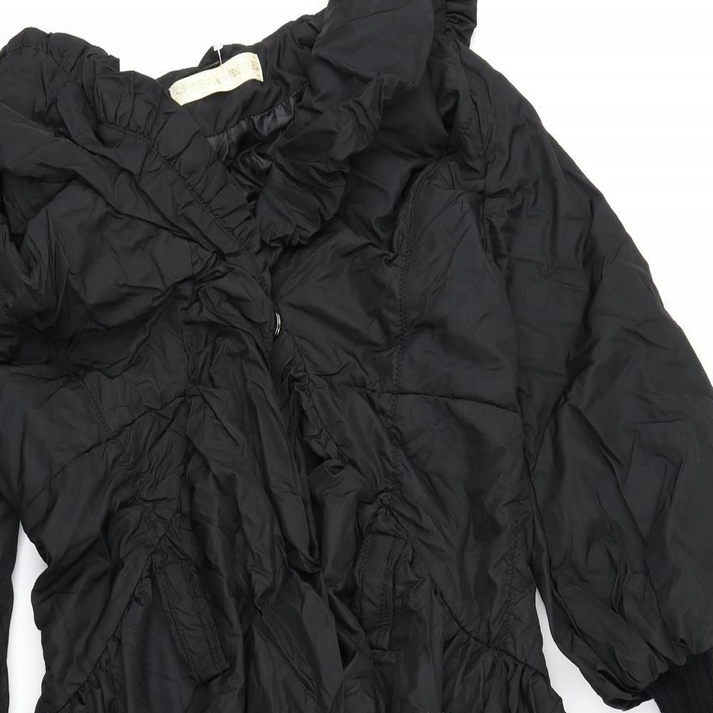 Rose & Rose Womens Black   Puffer Jacket Coat Size M