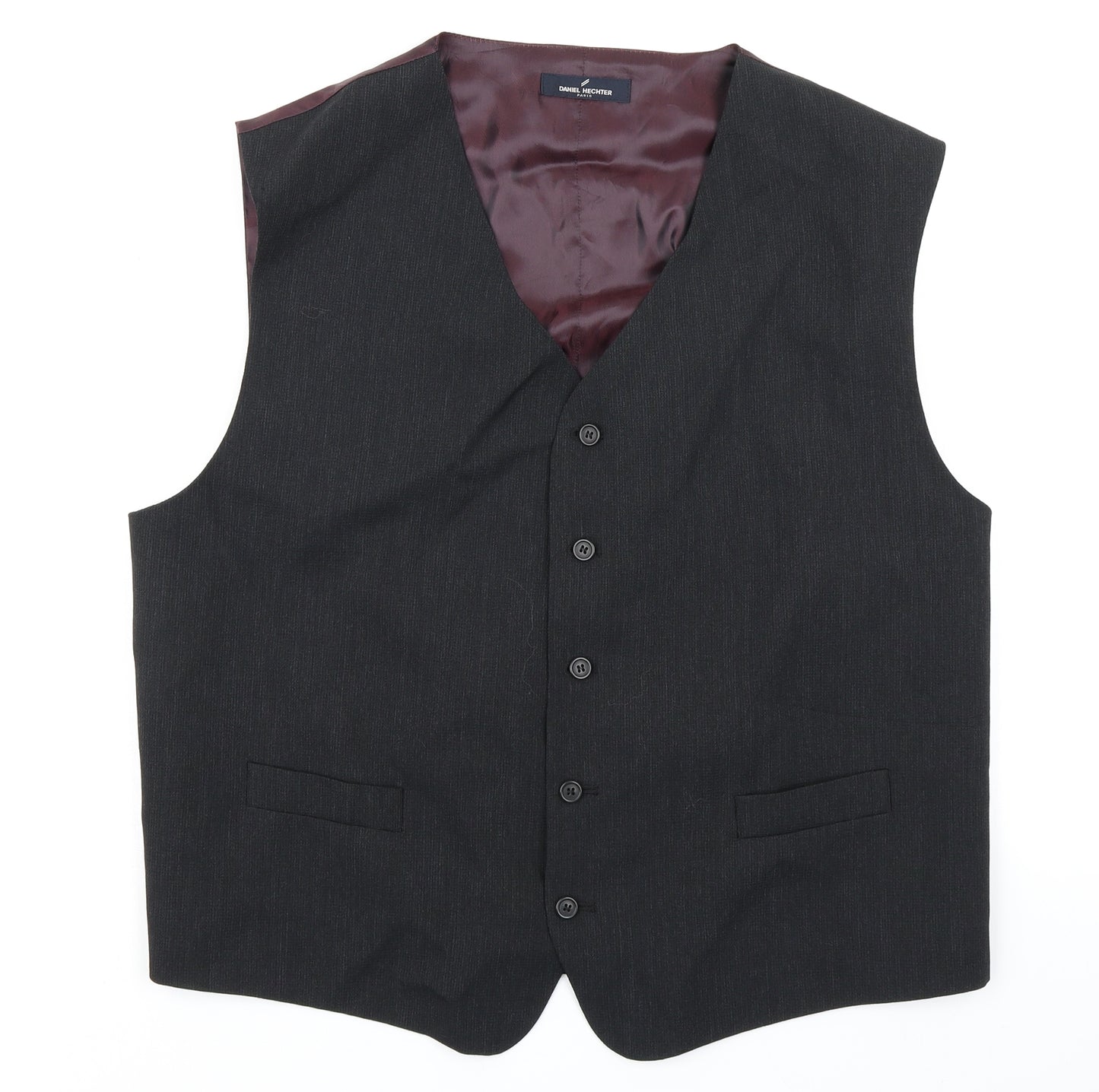 Daniel Hechter Mens Black   Jacket Suit Waistcoat Size 50