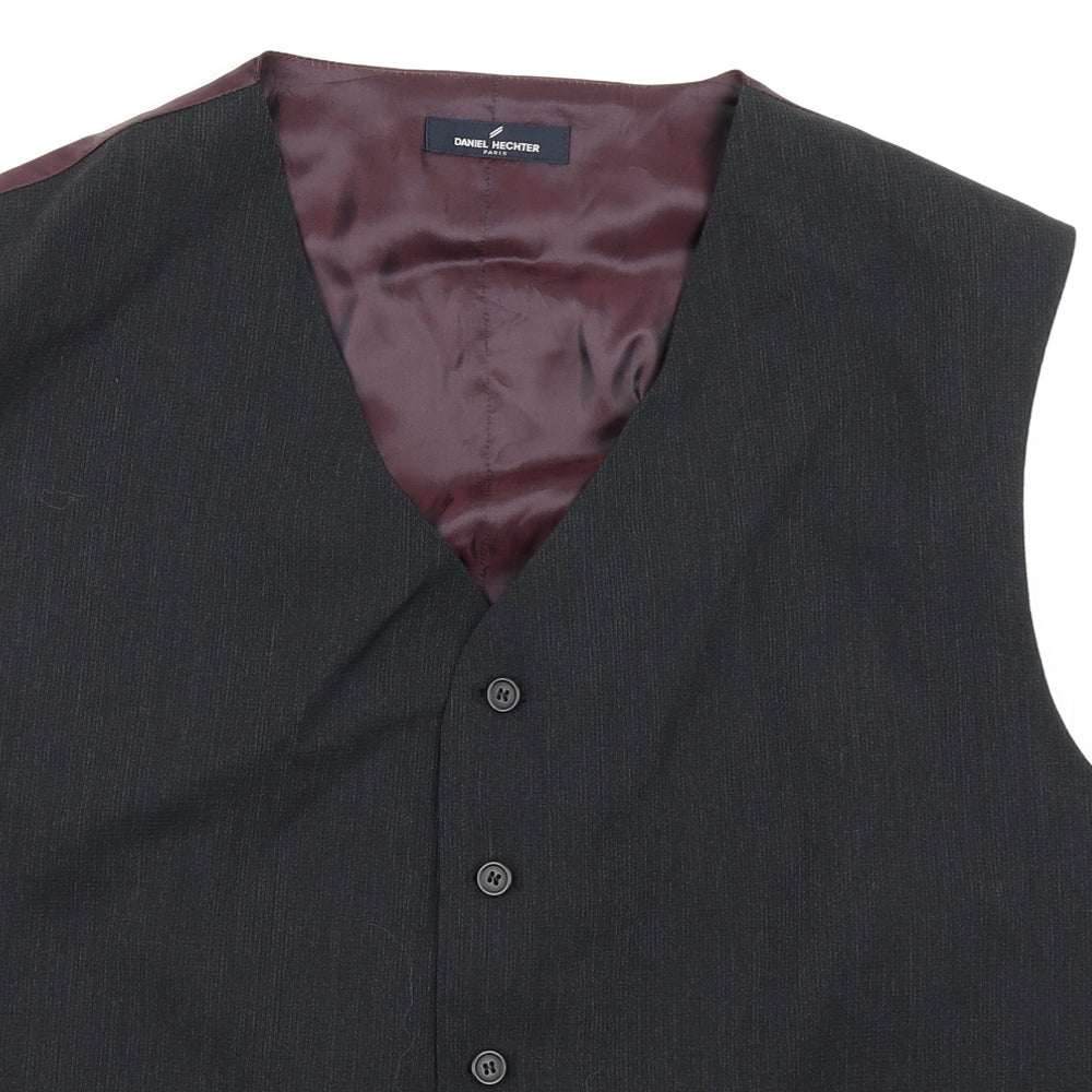 Daniel Hechter Mens Black   Jacket Suit Waistcoat Size 50
