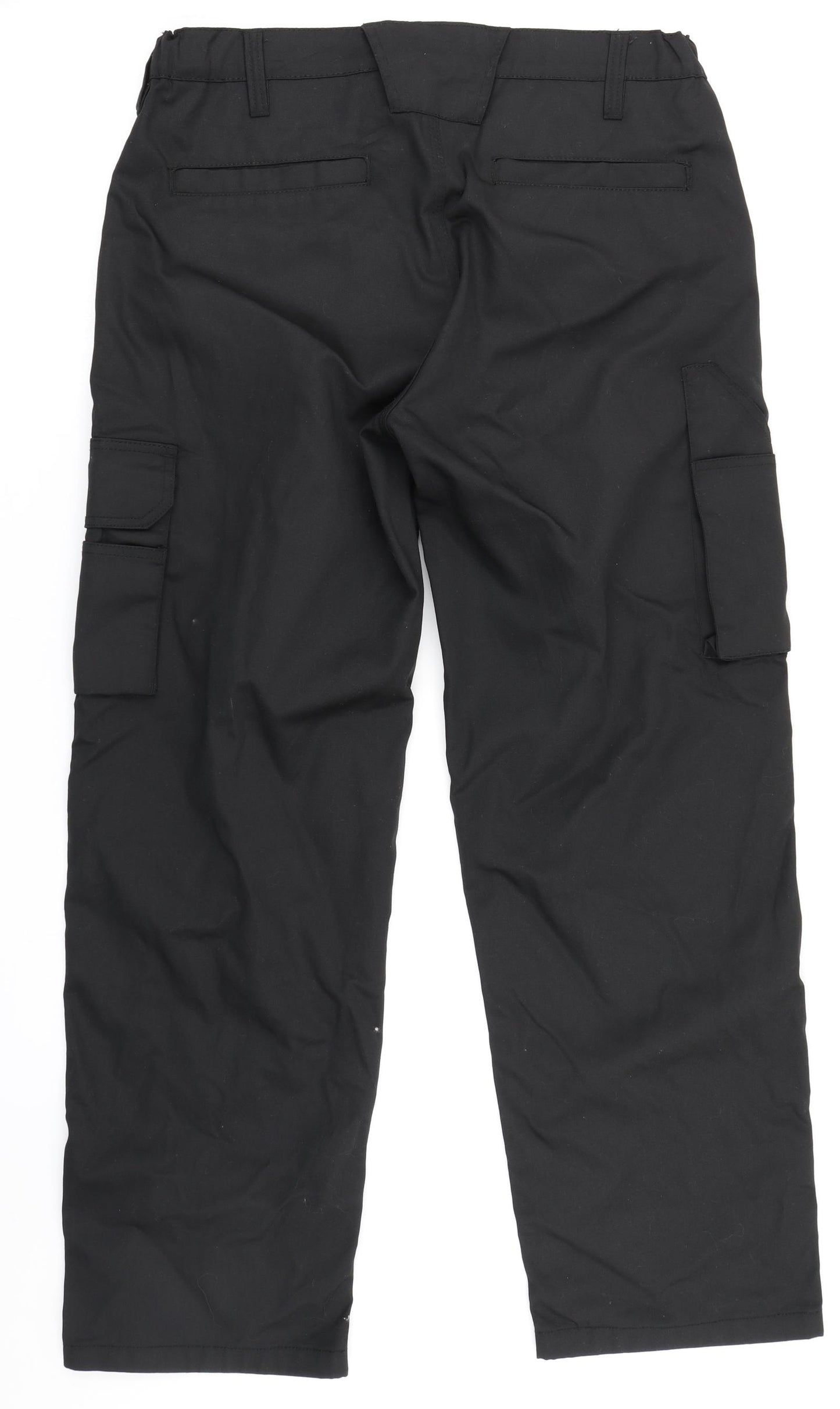 BERTEE Mens Black   Carpenter Trousers Size 36 in L30 in