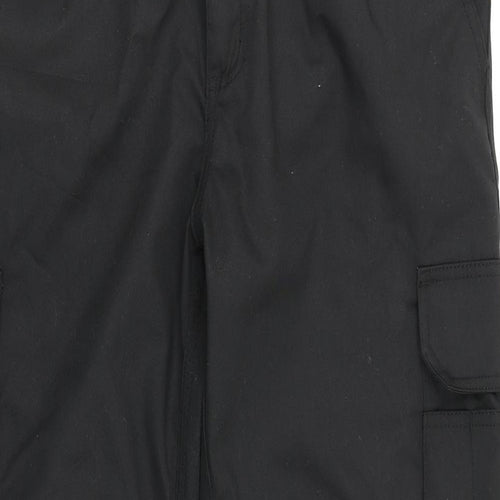 BERTEE Mens Black   Carpenter Trousers Size 36 in L30 in