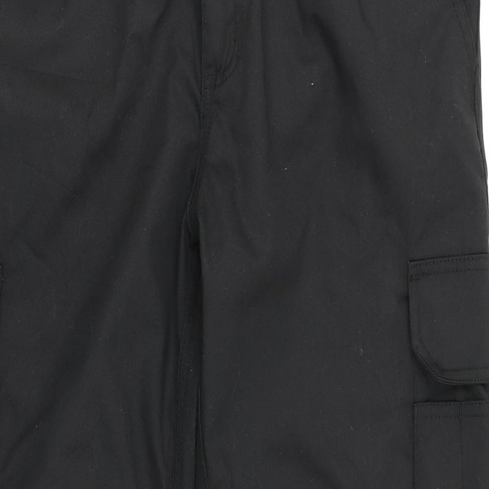 BERTEE Mens Black   Carpenter Trousers Size 36 in L30 in