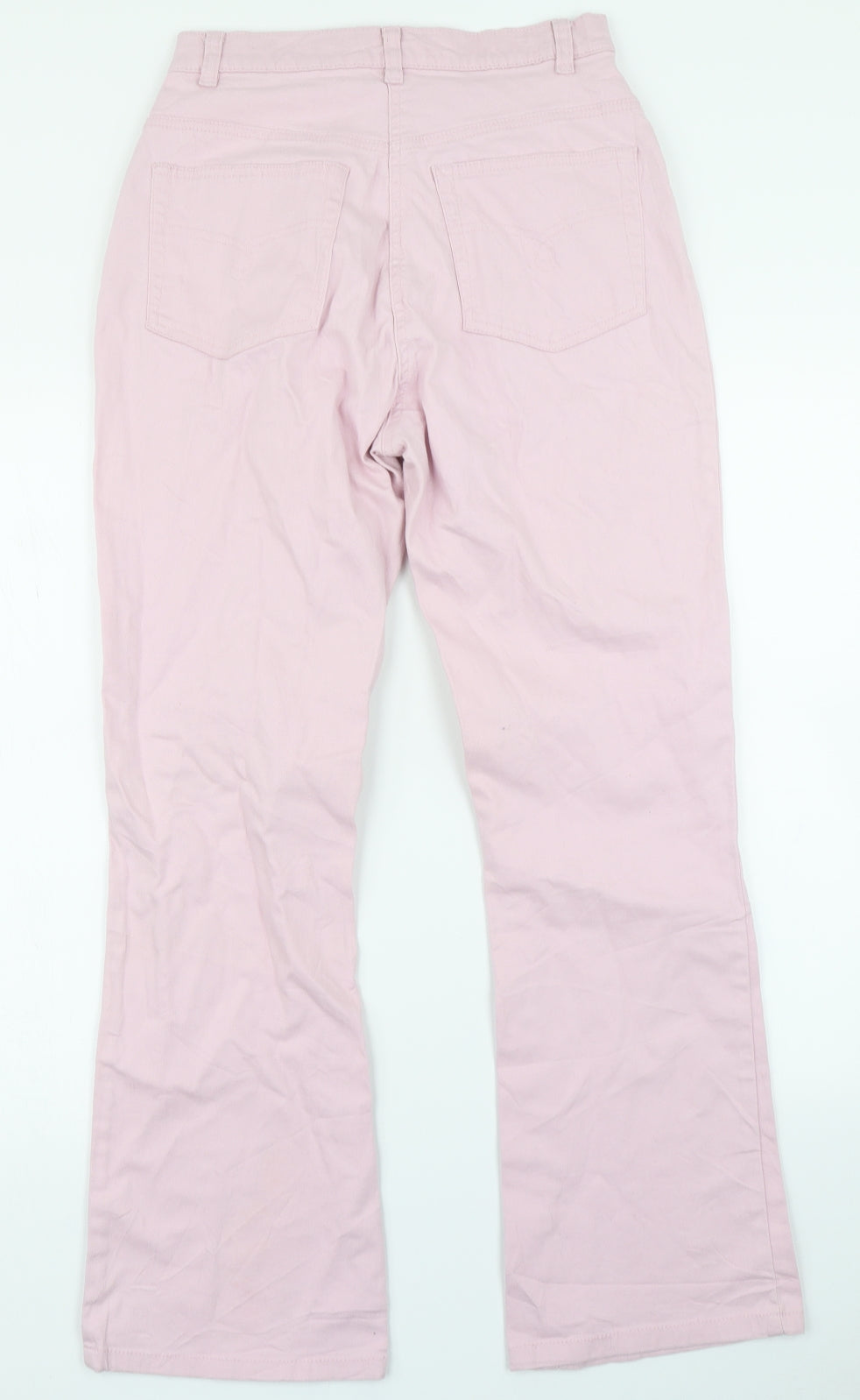 Papaya Womens Pink  Denim Straight Jeans Size 12 L28 in