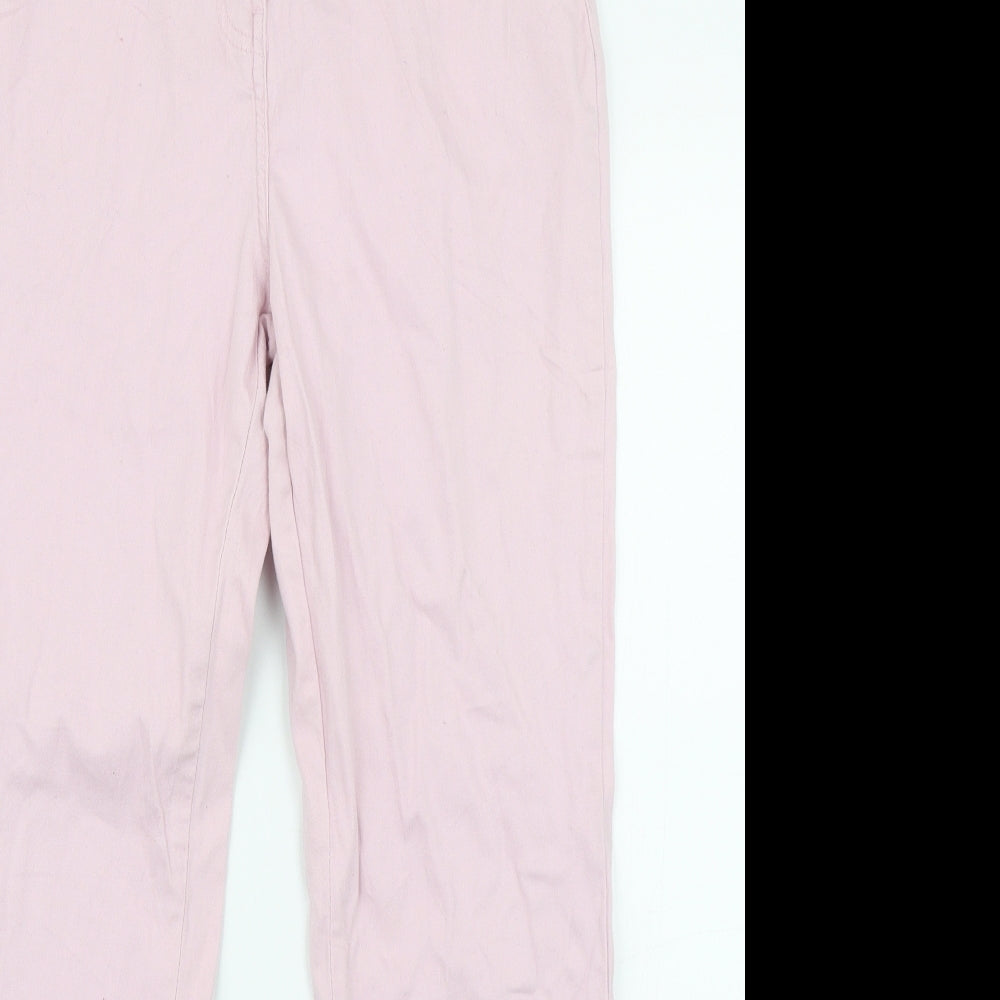 Papaya Womens Pink  Denim Straight Jeans Size 12 L28 in