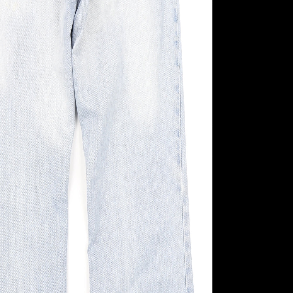 Easy Mens Blue  Denim Bootcut Jeans Size 34 in L27 in