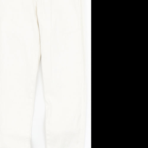 Zara Womens White  Denim Skinny Jeans Size 8 L25 in