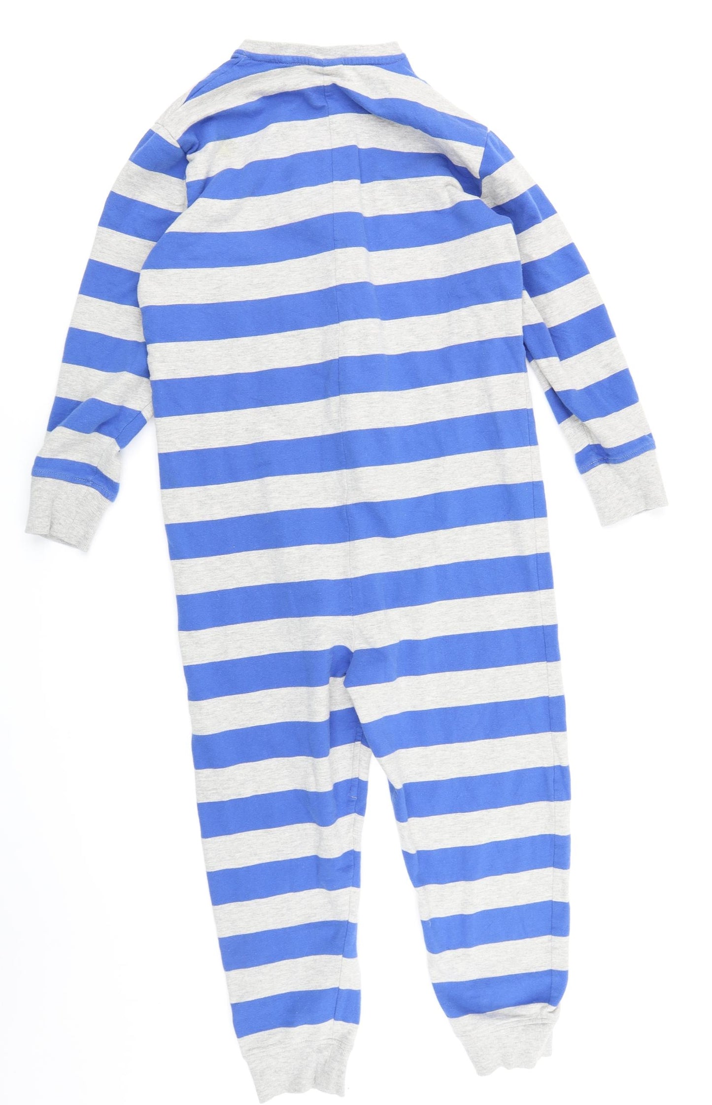 NEXT Boys Blue Striped Fleece  One Piece Size 10 Years