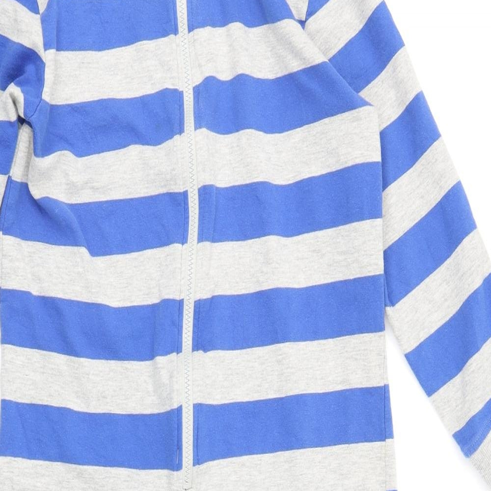 NEXT Boys Blue Striped Fleece  One Piece Size 10 Years