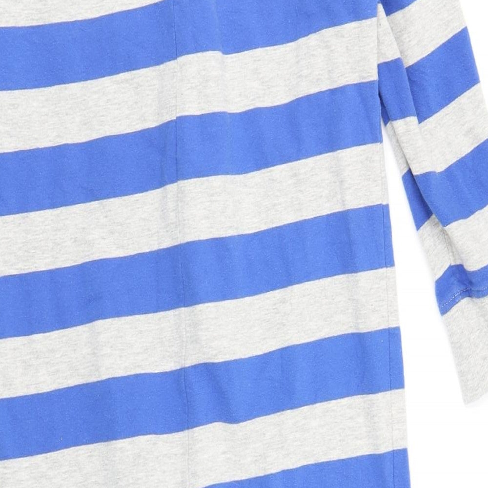 NEXT Boys Blue Striped Fleece  One Piece Size 10 Years