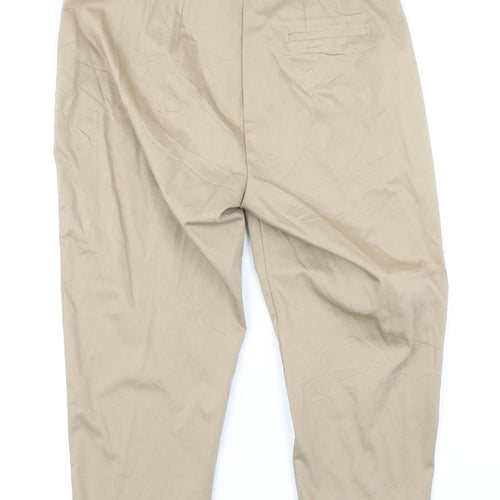 M&S Collection Womens Brown   Pedal Pusher Trousers Size 18 L20 in
