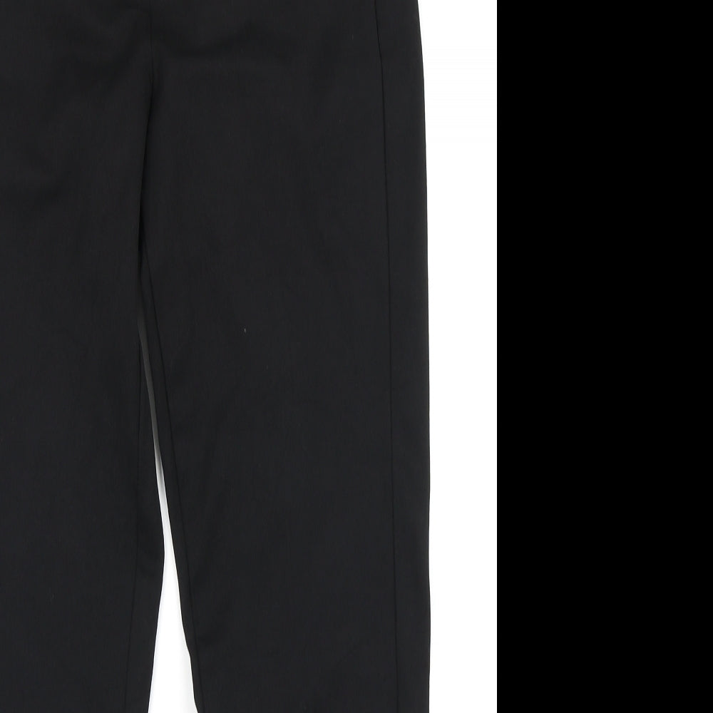 M&S Collection Womens Black   Trousers  Size 10 L25 in