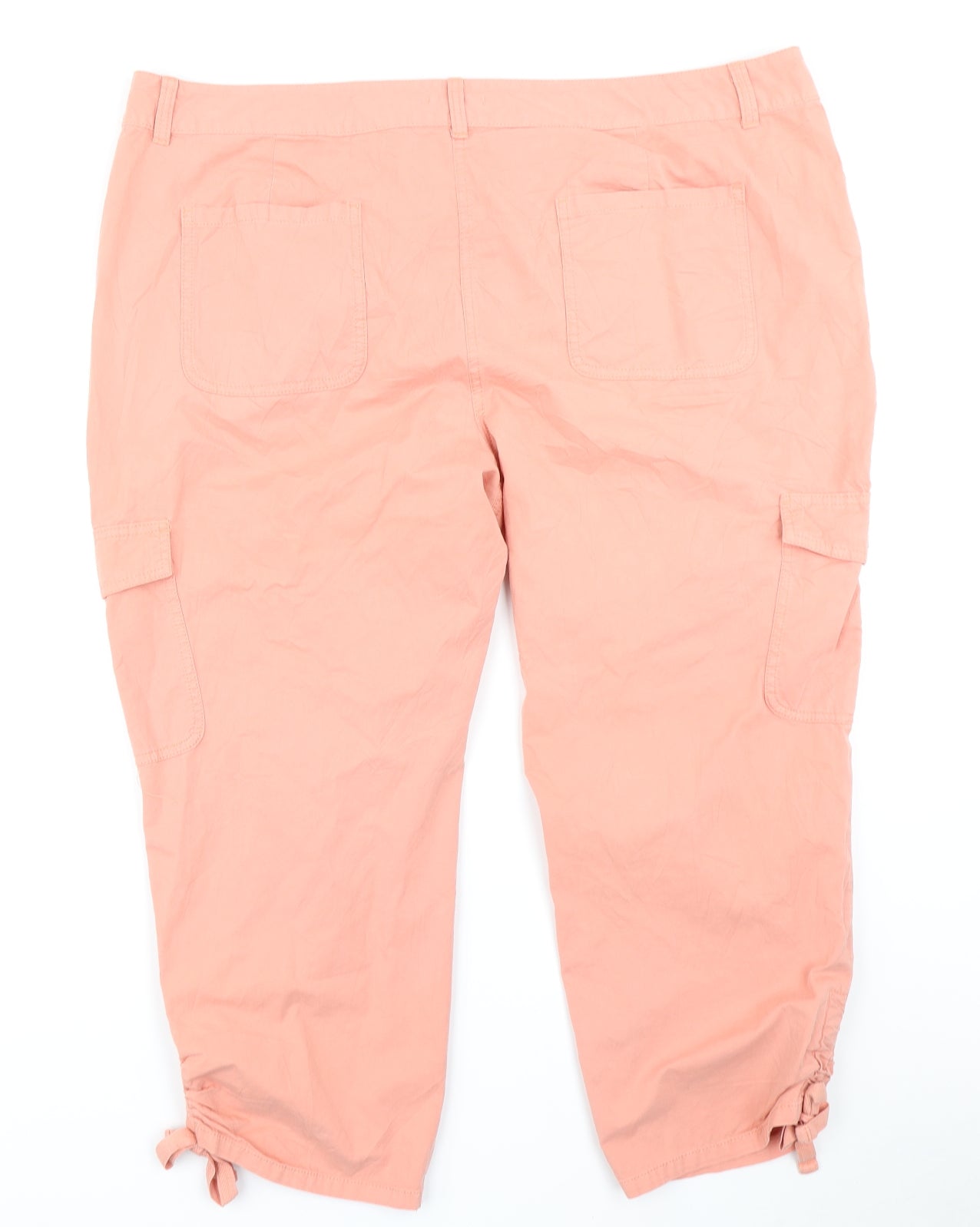 TU Womens Pink   Cargo Trousers Size 22 L22 in