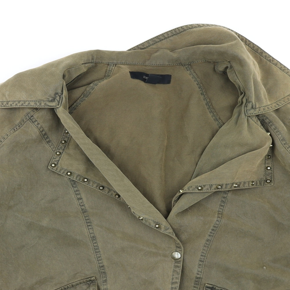FOREVER 21 Womens Green   Jacket  Size S
