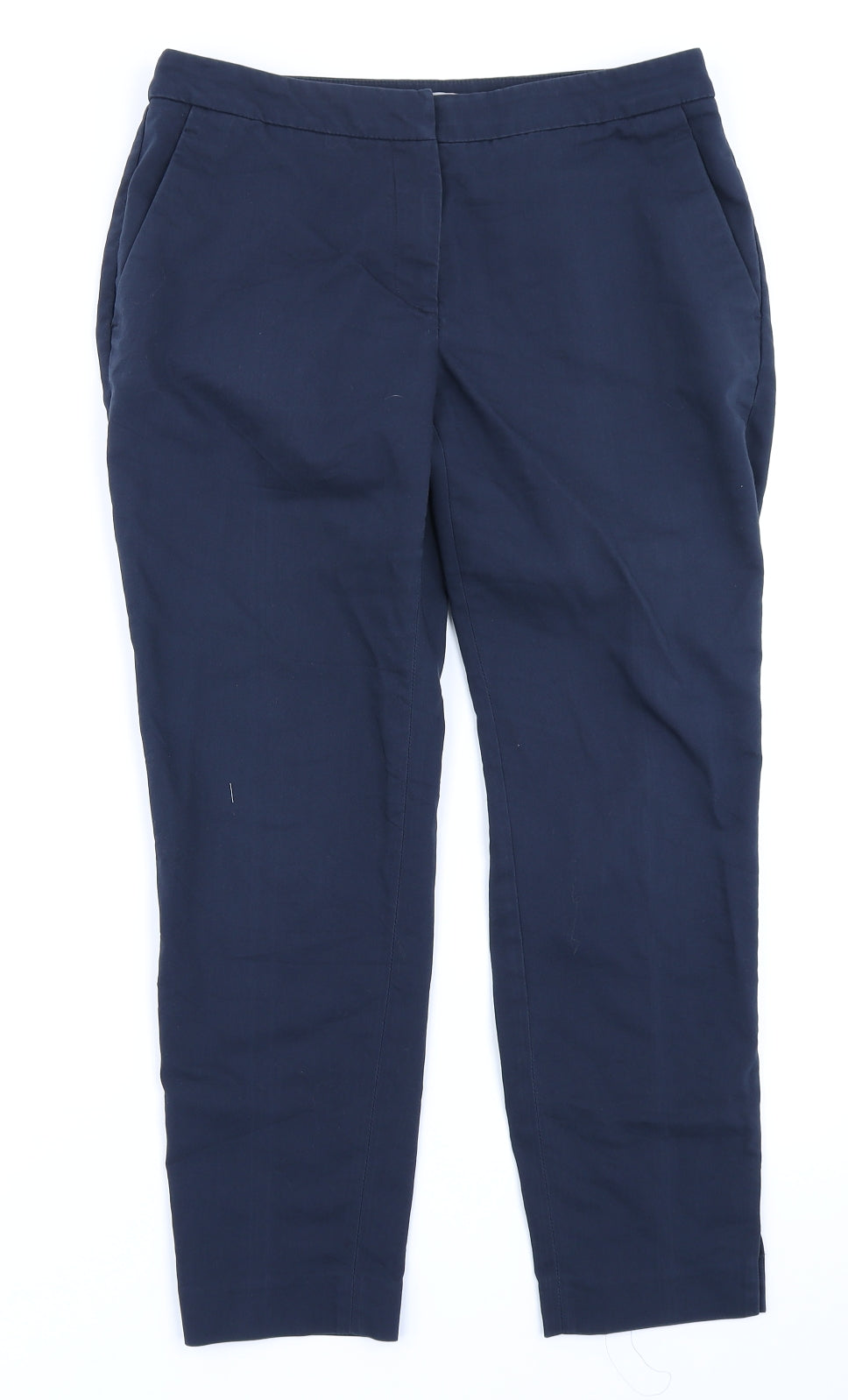 H&M Womens Blue   Pedal Pusher Trousers Size 8 L23 in