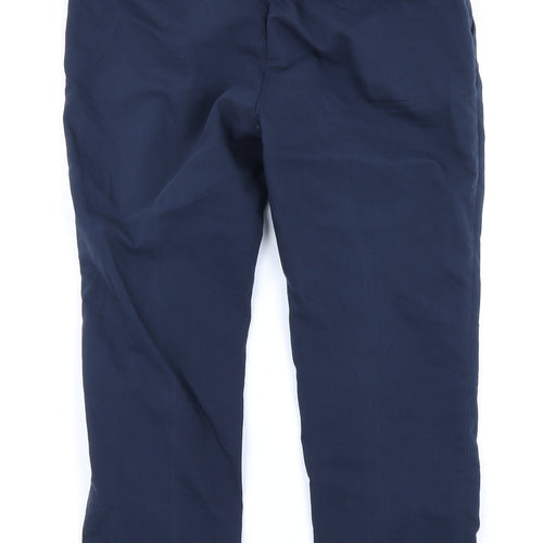 H&M Womens Blue   Pedal Pusher Trousers Size 8 L23 in