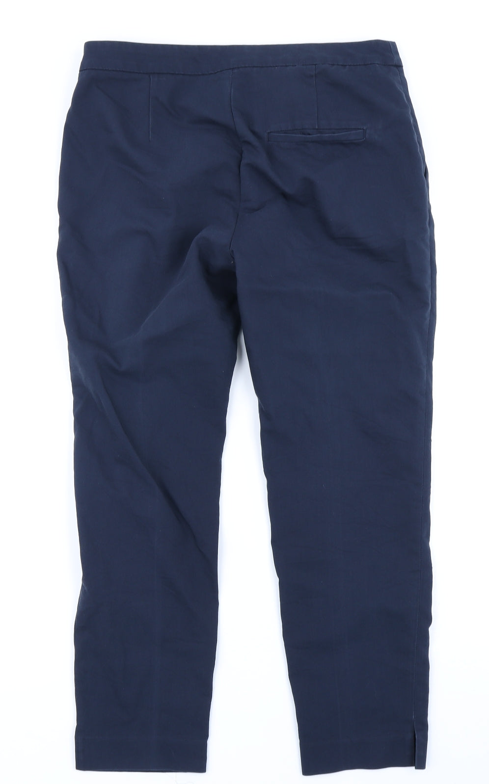 H&M Womens Blue   Pedal Pusher Trousers Size 8 L23 in