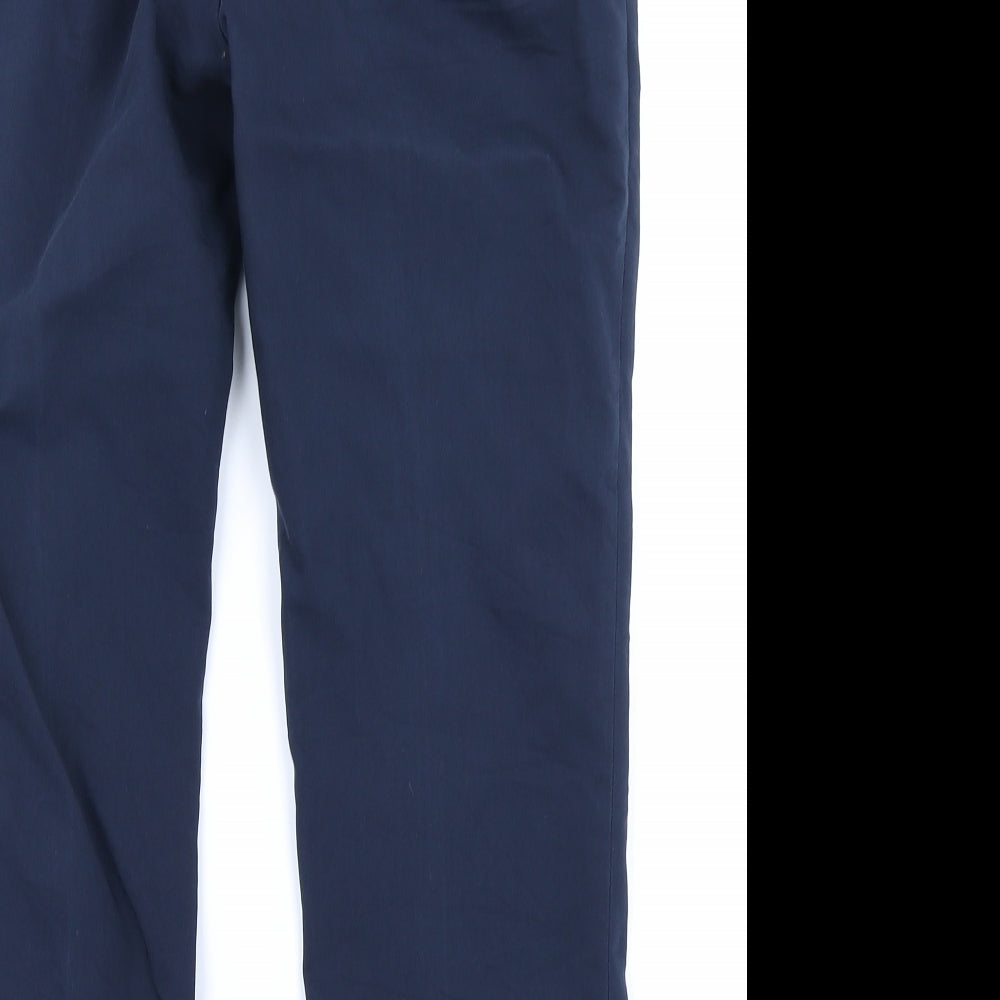 H&M Womens Blue   Pedal Pusher Trousers Size 8 L23 in