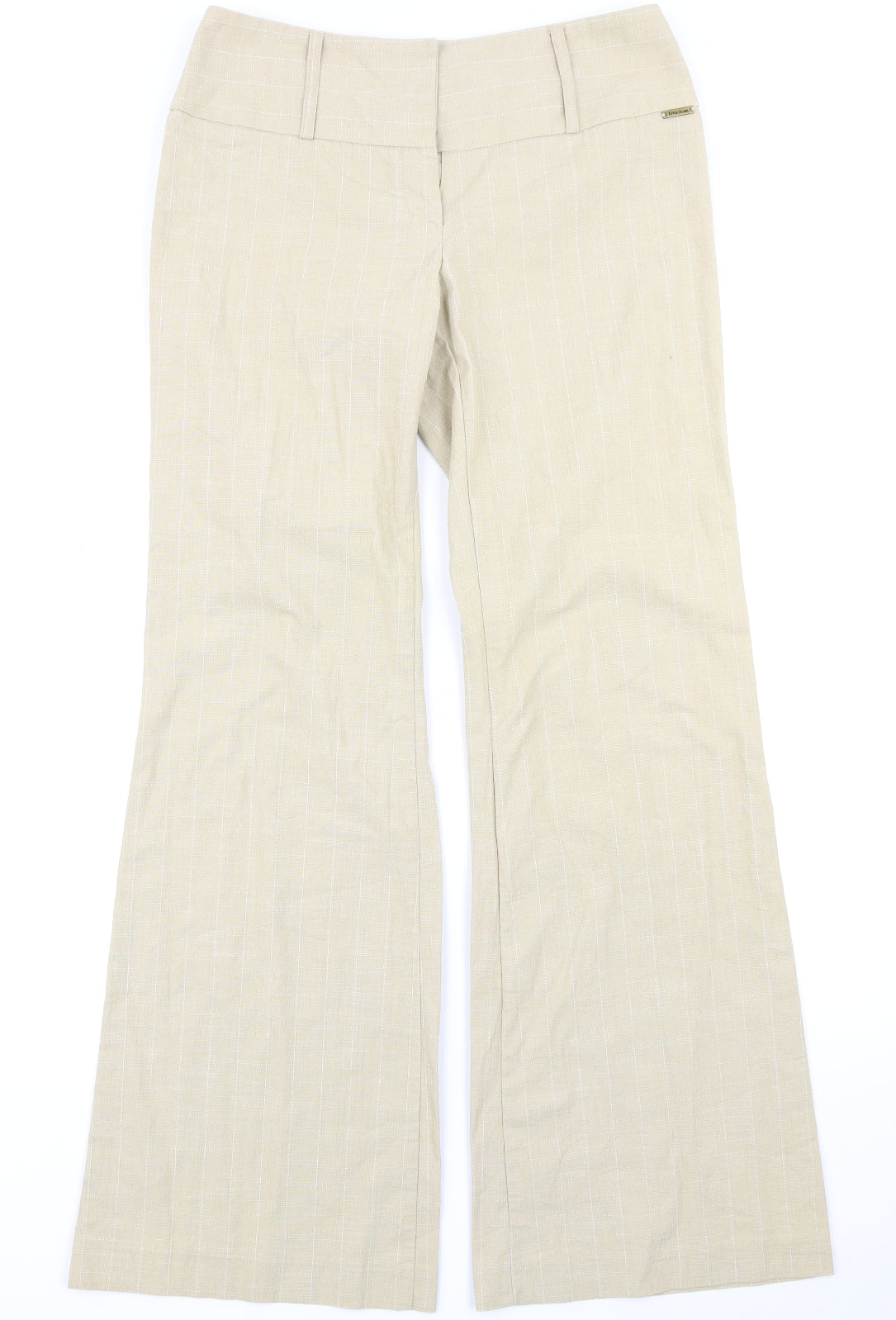 River Island Womens Brown Check  Trousers  Size 12 L30 in