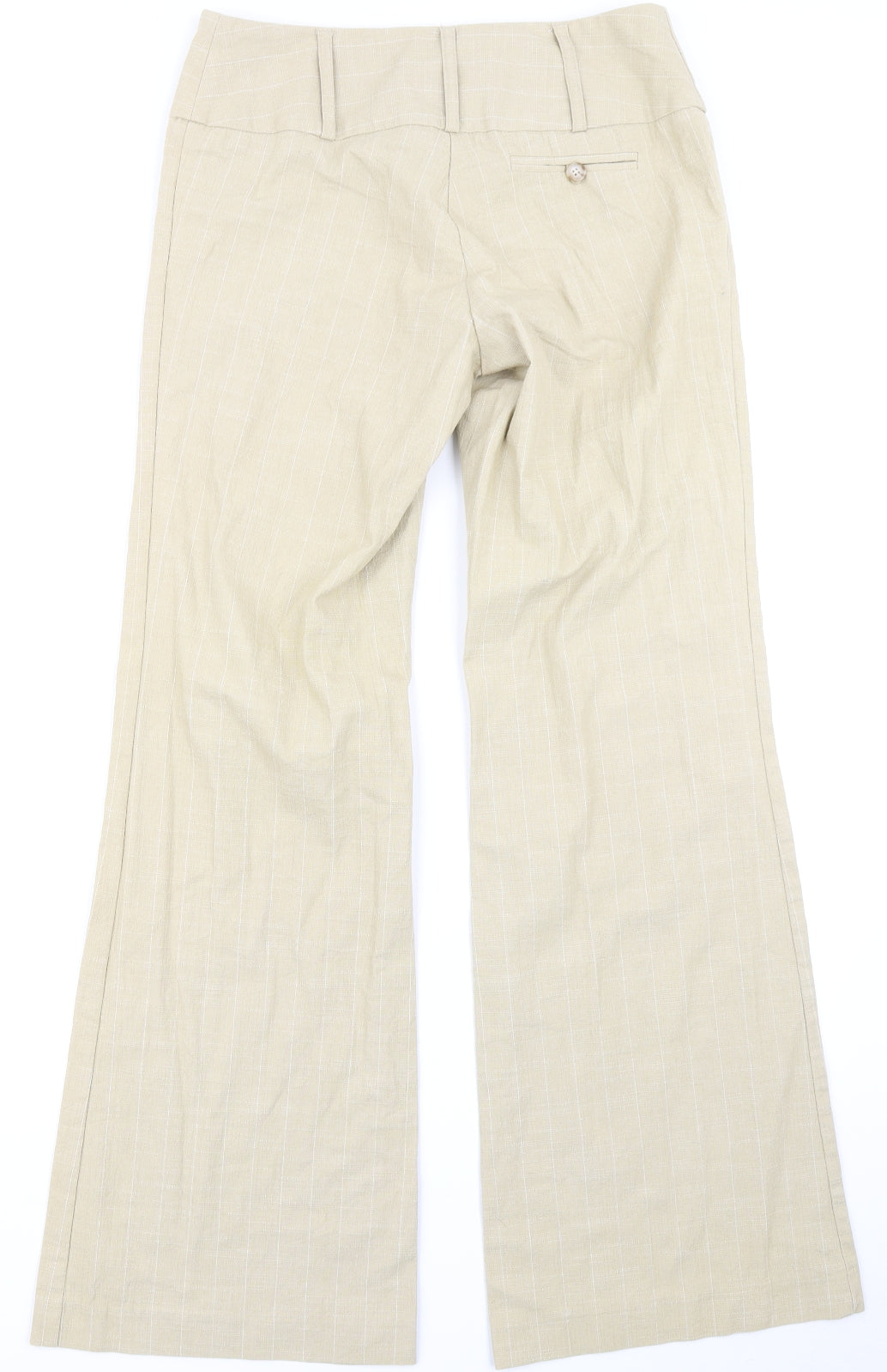 River Island Womens Brown Check  Trousers  Size 12 L30 in