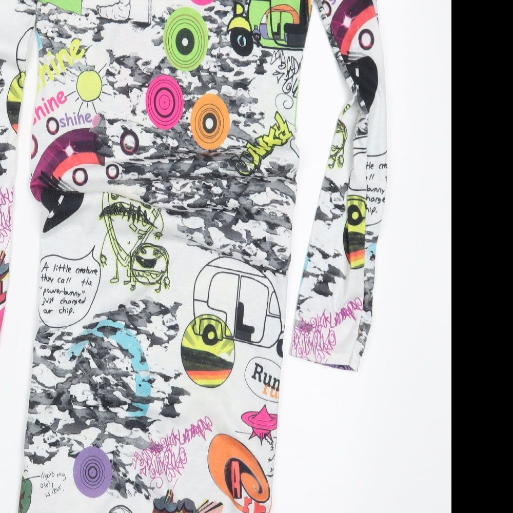 Parisian Collection Womens Multicoloured   Pencil Dress  Size S