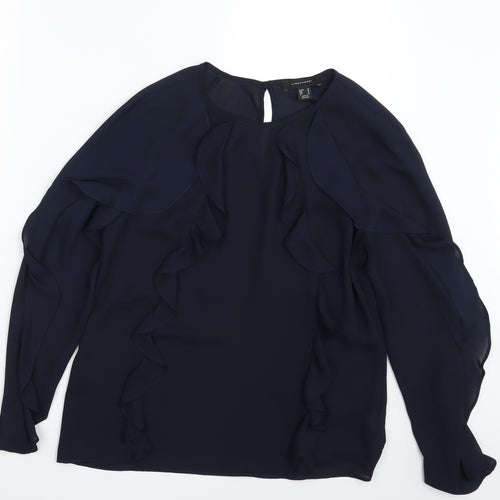Atmosphere Womens Blue   Basic Blouse Size 10