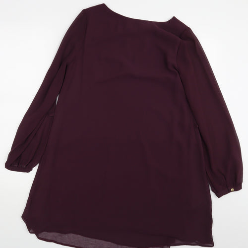 Atmosphere Womens Purple   Basic Blouse Size 10