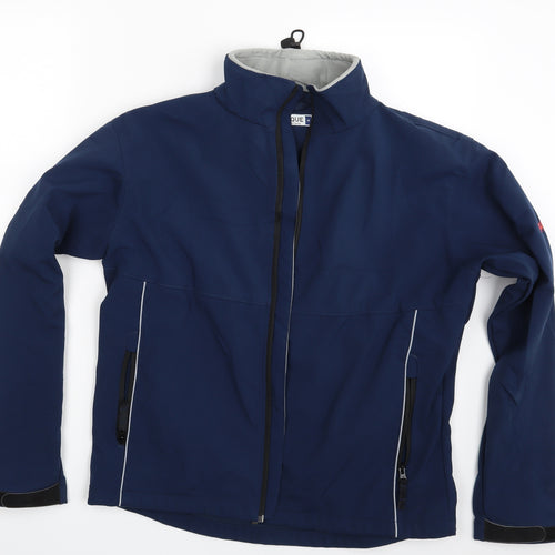 Clique Mens Blue   Full Zip Jumper Size M