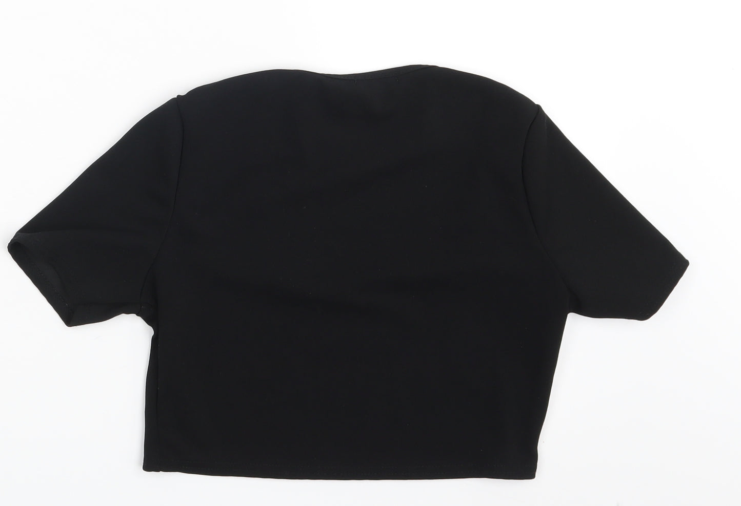 Nasty Gal Womens Black   Basic Blouse Size 8