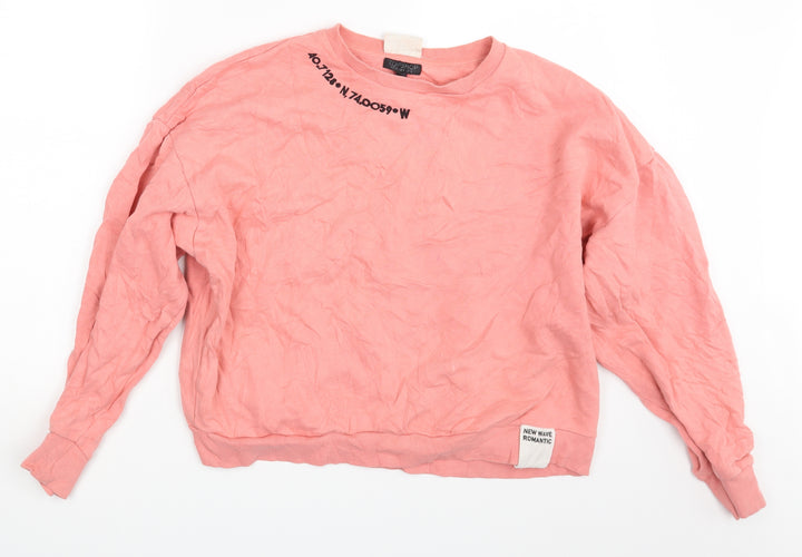 Topshop Womens Pink   Pullover Jumper Size 12