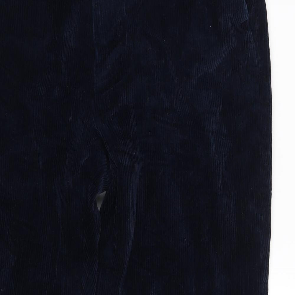 M&S Mens Blue  Corduroy Trousers  Size 36 in L31 in