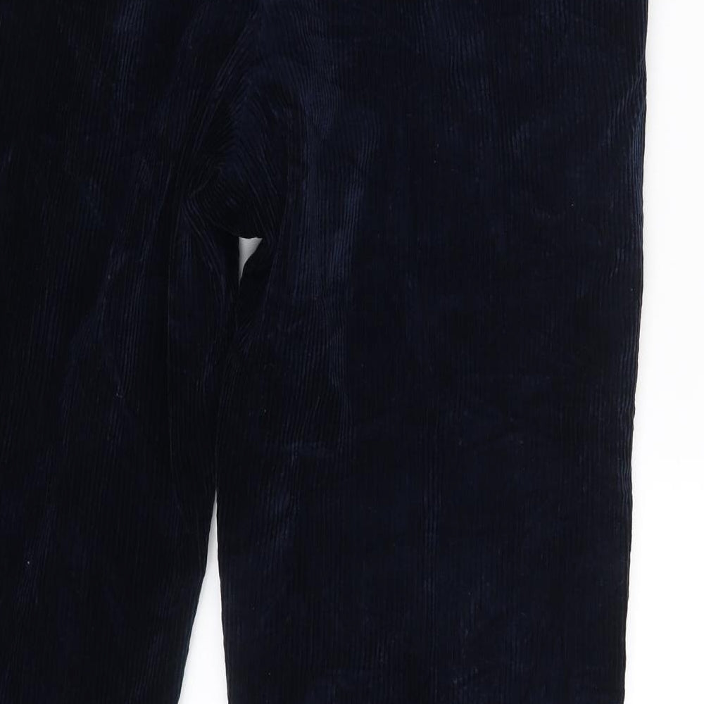 M&S Mens Blue  Corduroy Trousers  Size 36 in L31 in