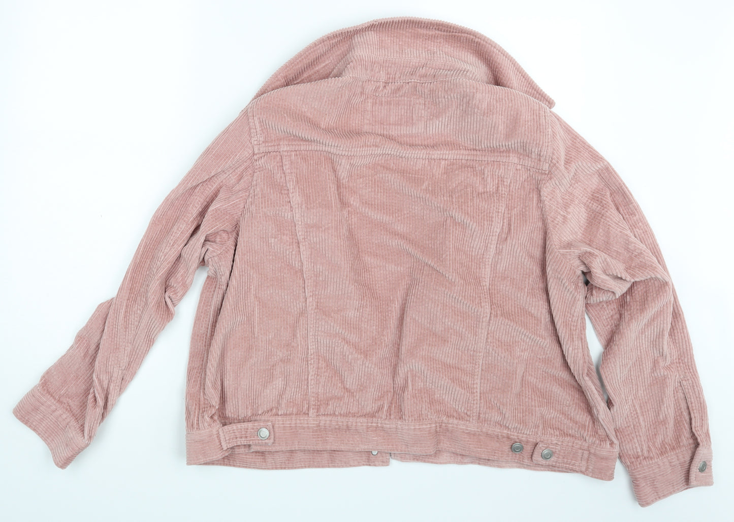 M&S Womens Pink  Corduroy Jacket  Size 20