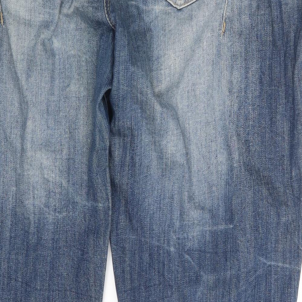 South Denim Womens Blue  Denim Straight Jeans Size 18 L32 in