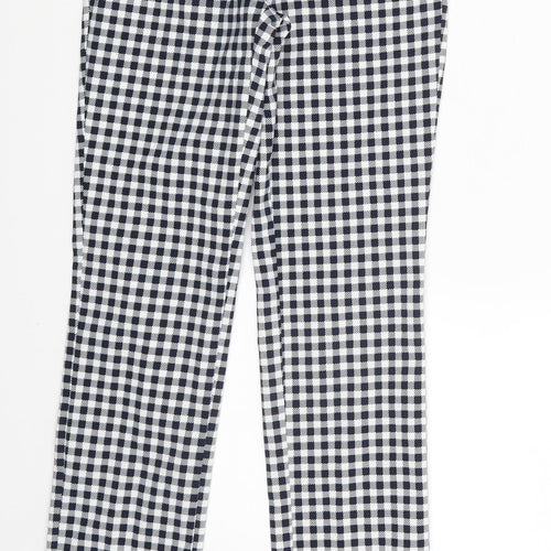 Mango Womens Multicoloured Plaid  Trousers  Size 4 L28 in