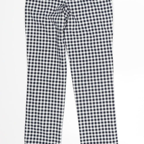 Mango Womens Multicoloured Plaid  Trousers  Size 4 L28 in