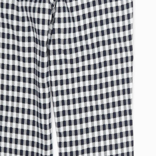 Mango Womens Multicoloured Plaid  Trousers  Size 4 L28 in