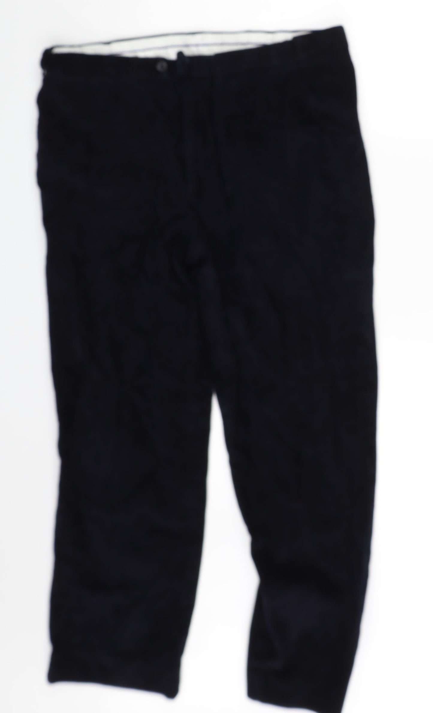 m&s Mens Blue  Corduroy Trousers  Size 38 in L31 in