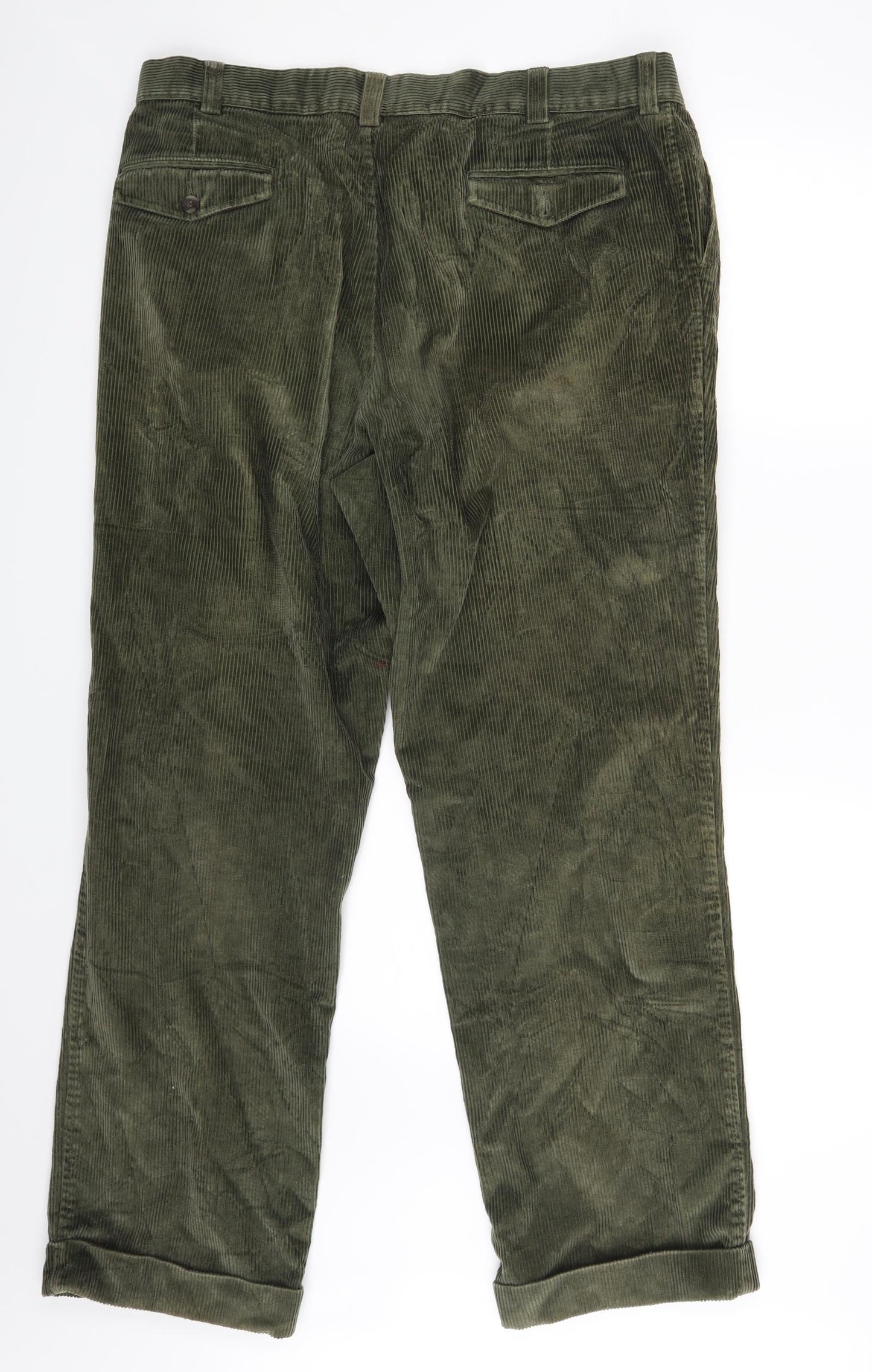 M&S Mens Brown  Corduroy Trousers  Size 40 in L31 in