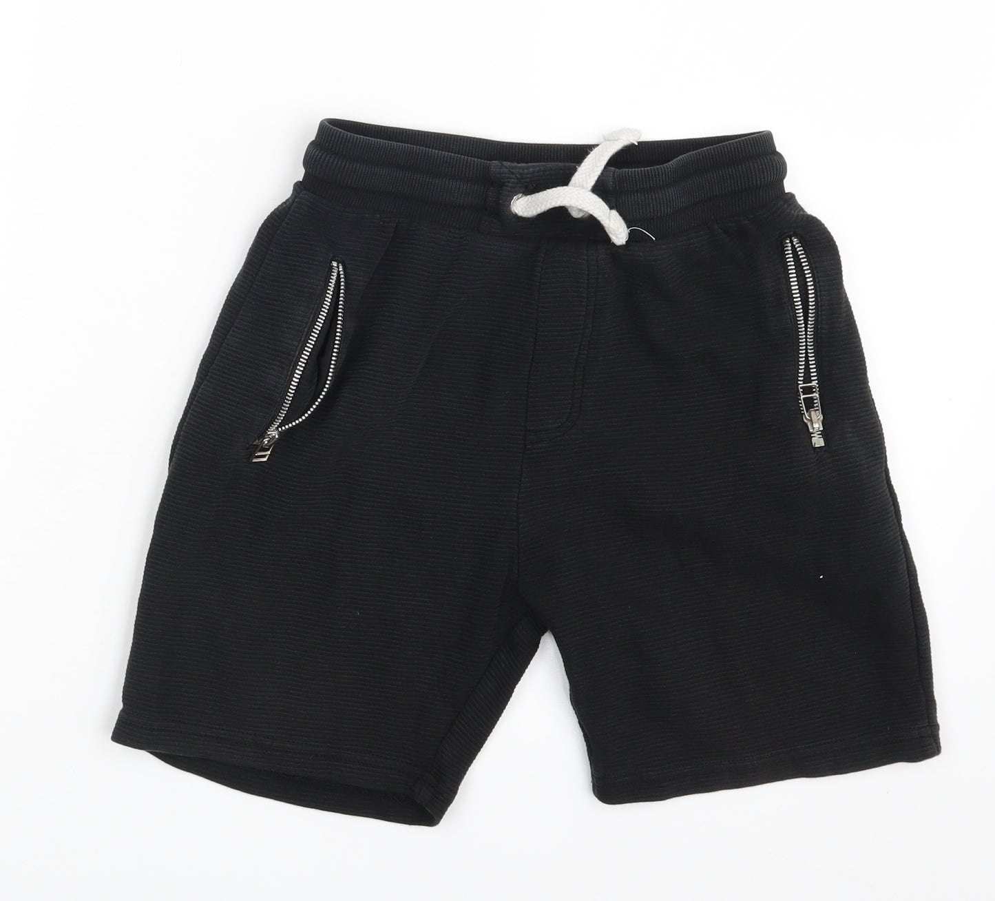 George Boys Black   Sweat Shorts Size 9 Years - Waist 22in