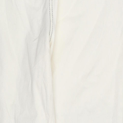 ASOS Womens Ivory  Denim Tapered Jeans Size 26 in L25 in