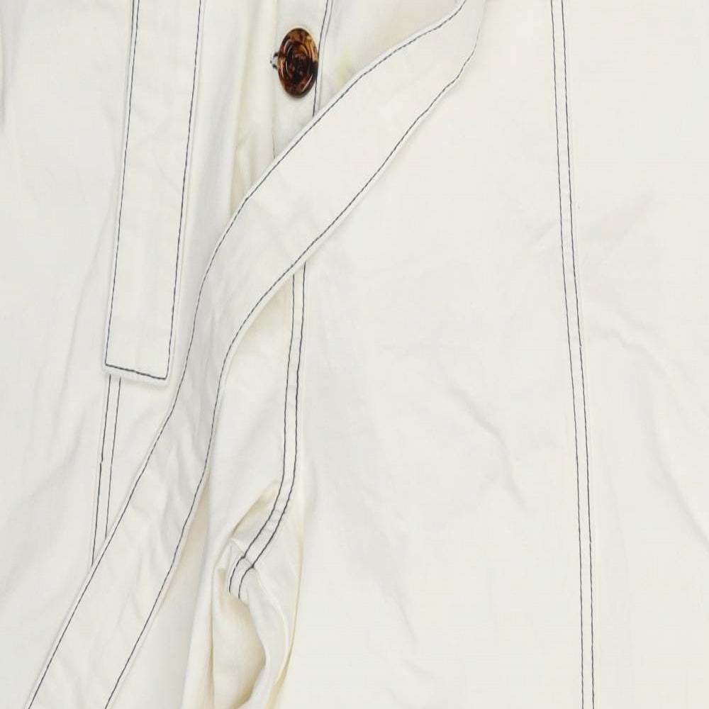 Wishne Womens Ivory  Denim Trousers  Size 18 L30 in