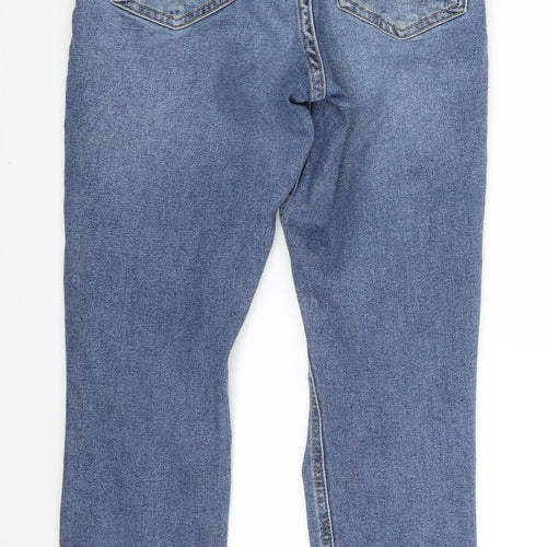 Topshop Womens Blue  Denim Skinny Jeans Size 28 in L24 in