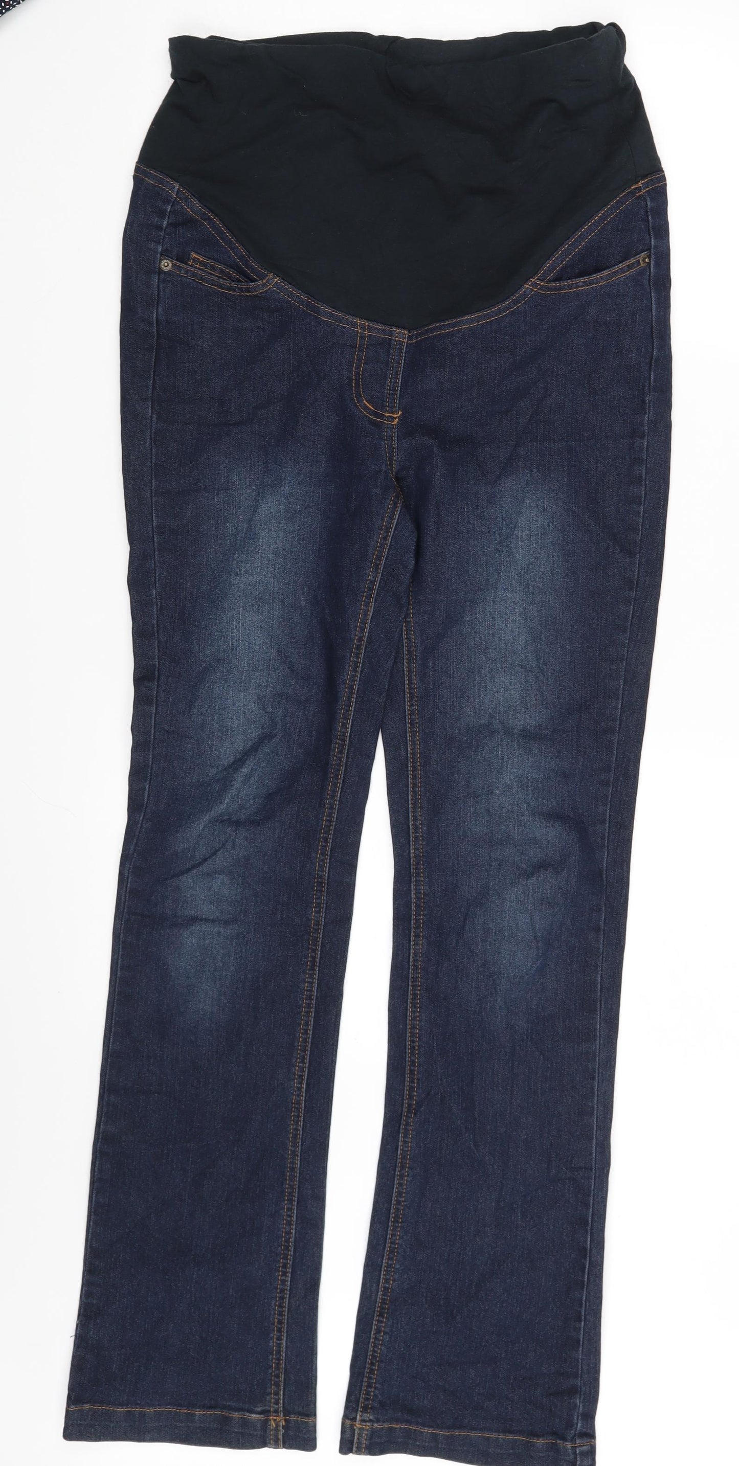 JoJo Maman Bébé Womens Blue  Denim Bootcut Jeans Size 10 L29 in