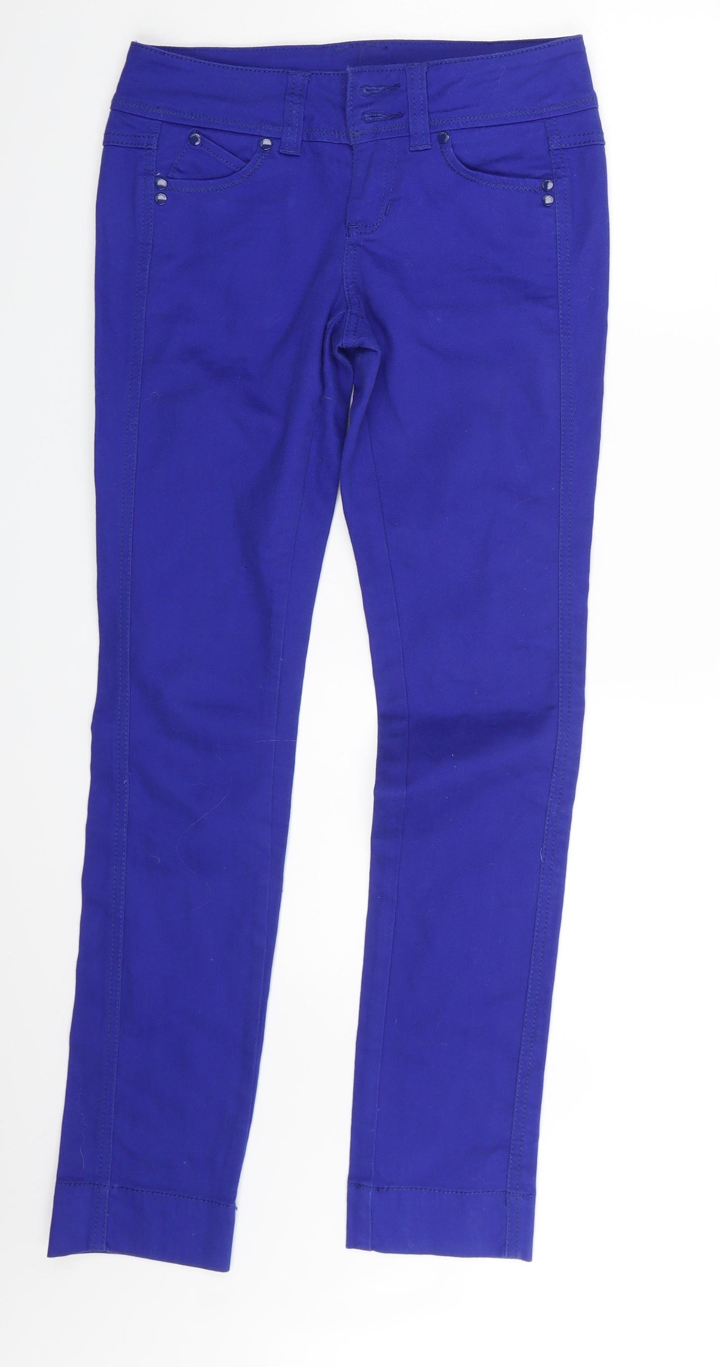Love Label Womens Blue  Denim Skinny Jeans Size 8 L30 in