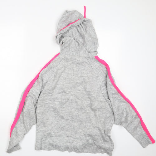 Papaya Womens Grey   Pullover Hoodie Size M