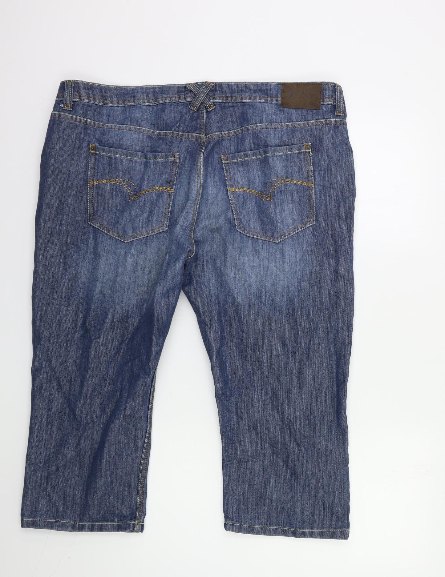 Lee Cooper Mens Blue  Denim Cropped Jeans Size 38 in L20 in