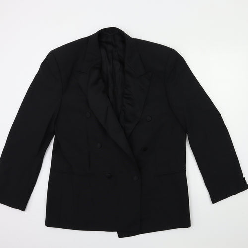 turo Mens Black   Jacket Suit Jacket Size 42