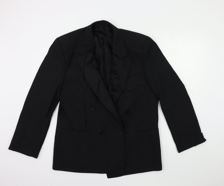 turo Mens Black Jacket Suit Jacket Size 42