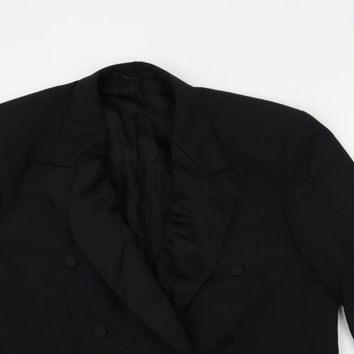 turo Mens Black   Jacket Suit Jacket Size 42